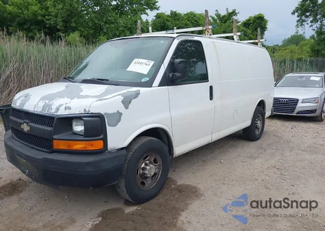 2011 Chevrolet Express 2500 Work Van from USA, damaged, VIN 1GCWGFCA4B1172655